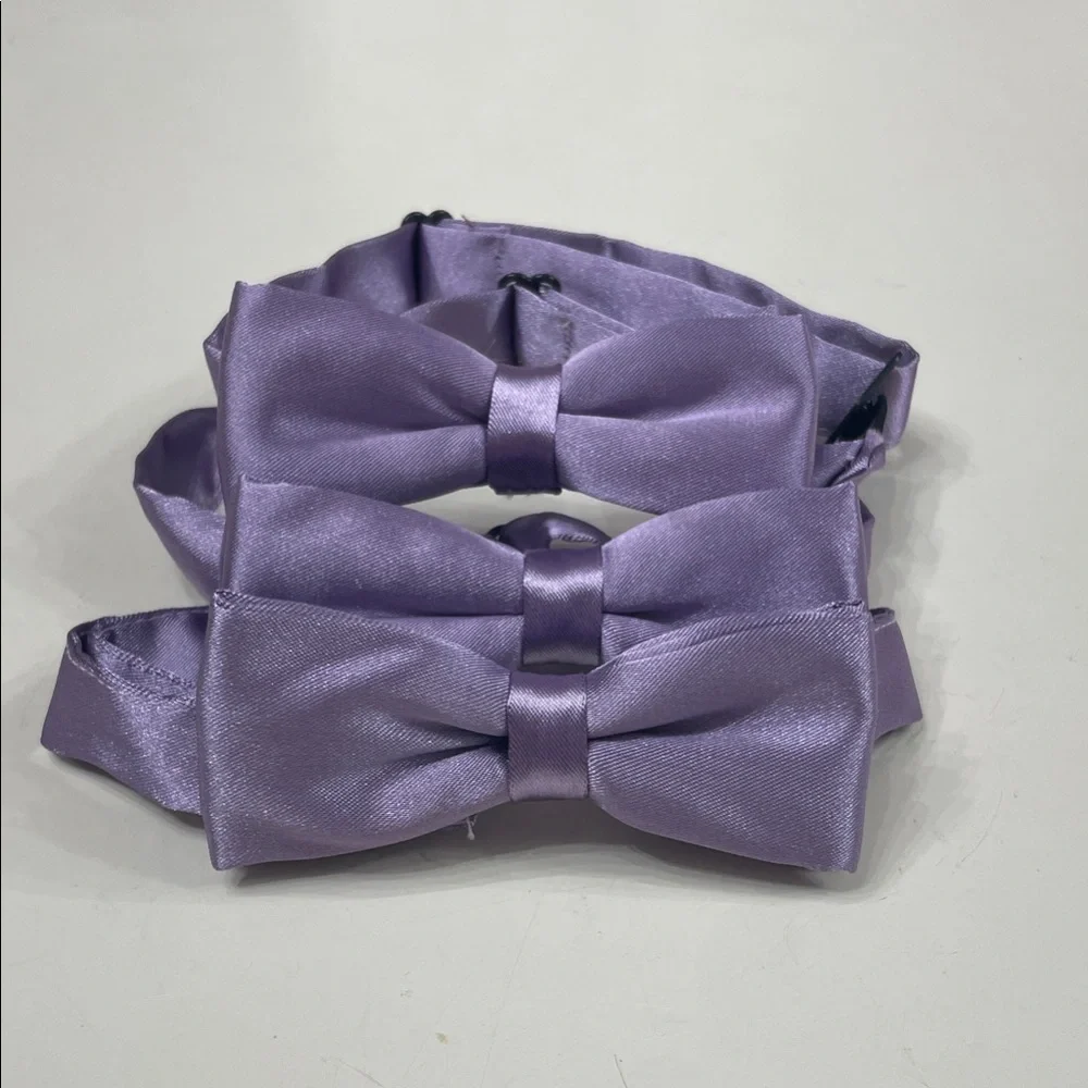 Elegant Purple Kids Bow Tie